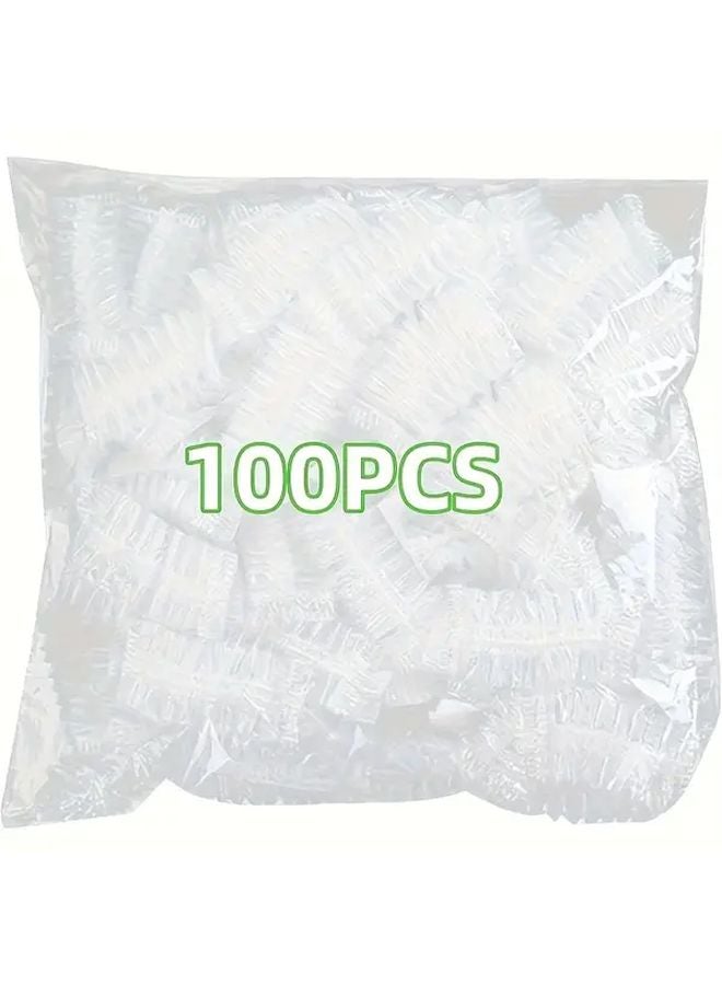100 Pcs Transparent Plastic Wheel Covers For Suitcases Luggage Travel Bags Strollers - Image 5
